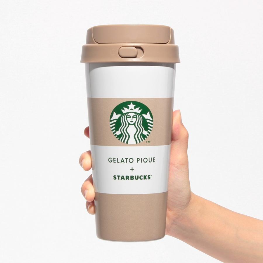 スターバックス　ジェラートピケ　ボーダーステンレスTOGOボトル　モカベージュ スターバックス gelato pique ボーダーステンレスTOGOボトル