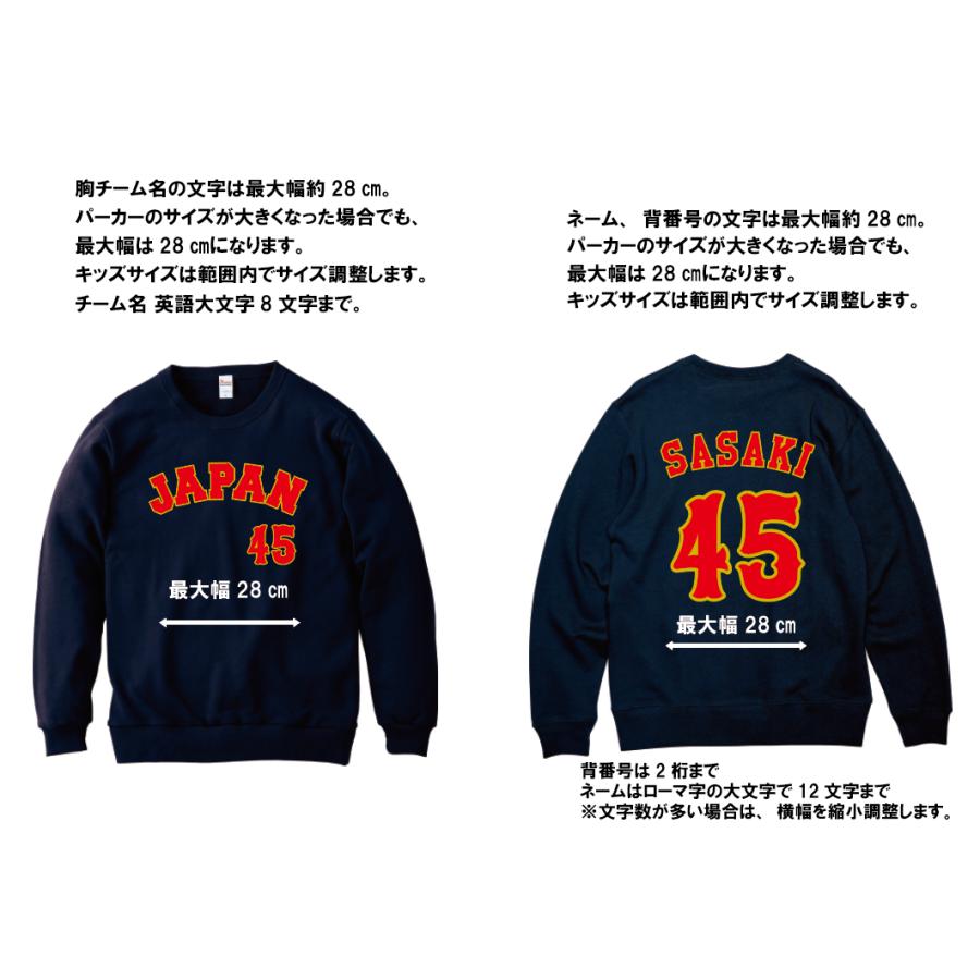 Printstar（プリントスター） トレーナー 背番号 名前 プリント