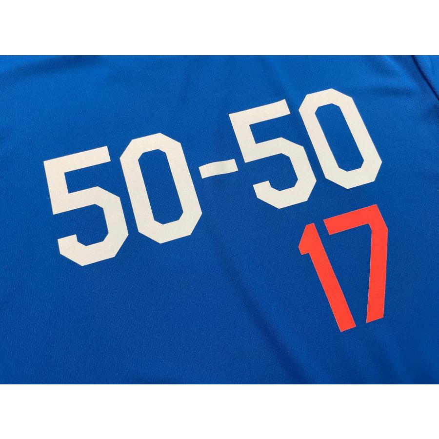 祝 50 50 ホームラン 盗塁 メジャーリーグ 非公式品 記念Tシャツ 祝 50 50 ホームラン 盗塁 メジャーリーグ 非公式品 記念Tシャツ