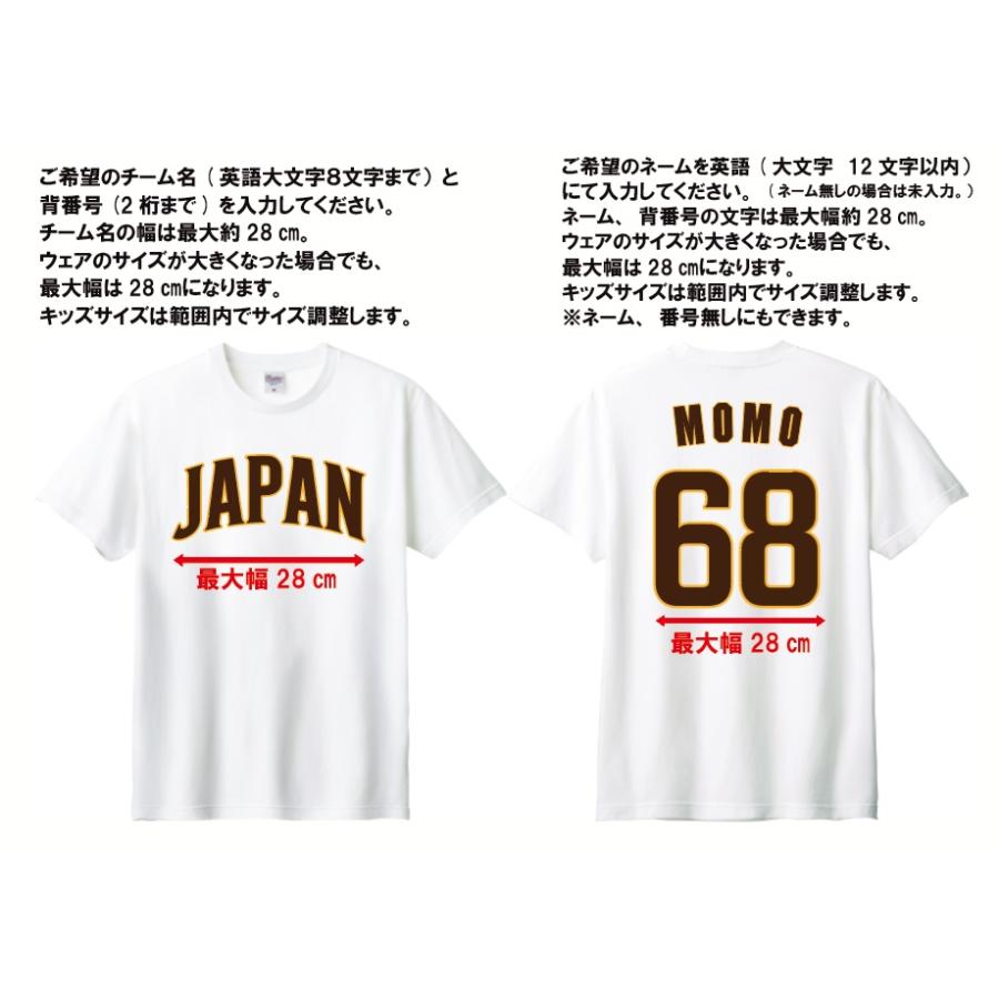 パドレス 風 メジャーリーグ 綿100% 背番号 名前 プリント