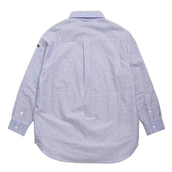 シャツ レディース 長袖 おしゃれ グランパシャツ ブランド 白 Le