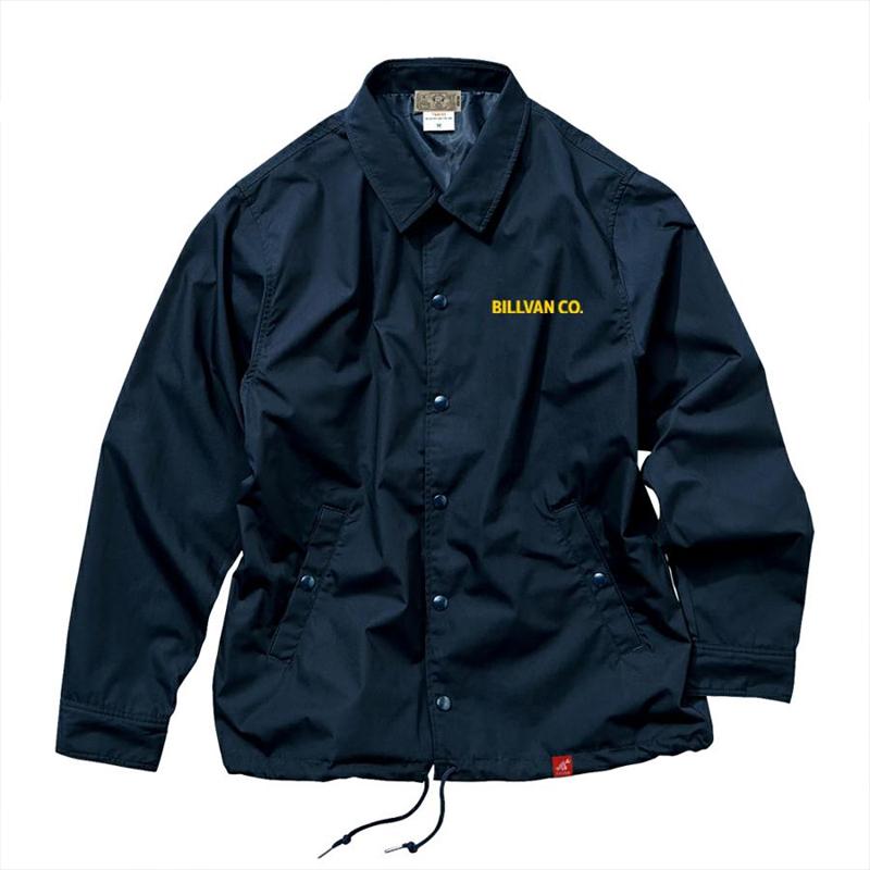 BILLVAN（ビルバン） BILLVAN WORKS コーチジャケット 復刻ロゴ メンズ