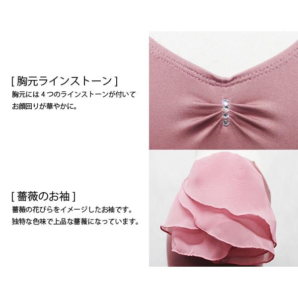 バレエレオタード 子供用 スカート付 薔薇のお袖 : OHANAダンスバレエ