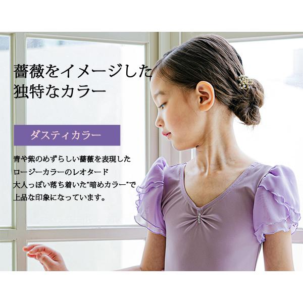 バレエレオタード 子供用 スカート付 薔薇のお袖 : OHANAダンスバレエ