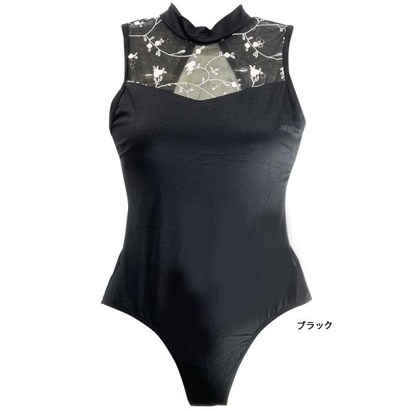 Sansha（サンシャ） バレエレオタード ジュニア用 大人用 花柄刺しゅう