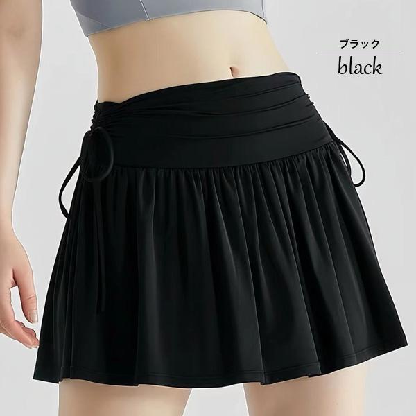 パンツ付きバレエスカート フレアスカート ショートパンツ内蔵 ハイ