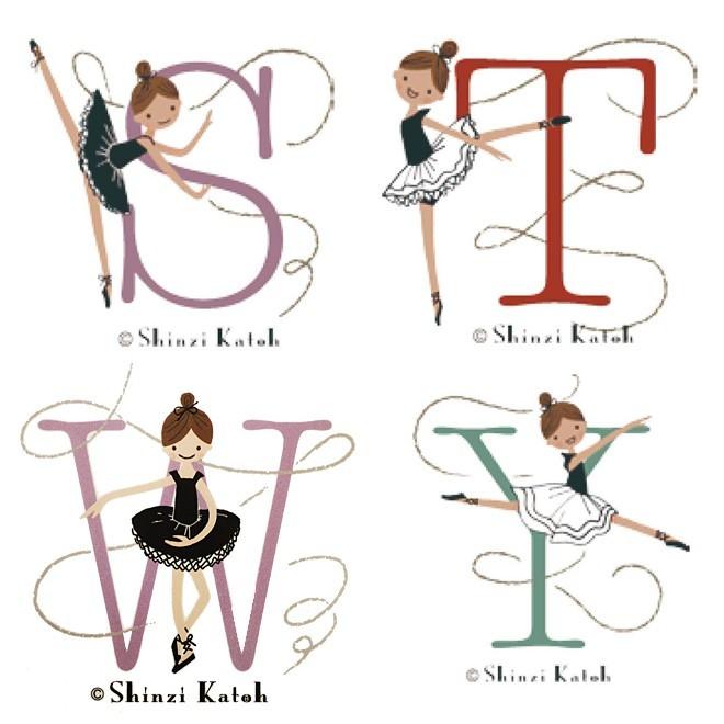 バレエ小物 Shinzi Katoh イニシャル携帯ミラー : OHANAダンスバレエ