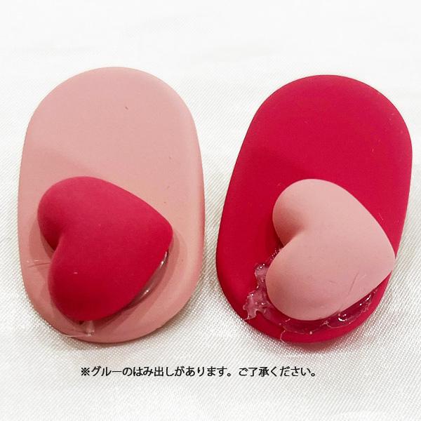 siiilon ヘアクリップ　ビーズ　レッド　ピンク ピンクのヘアクリップ2から3個入り1セット ヘアクリップ ワニ口 髪どめ