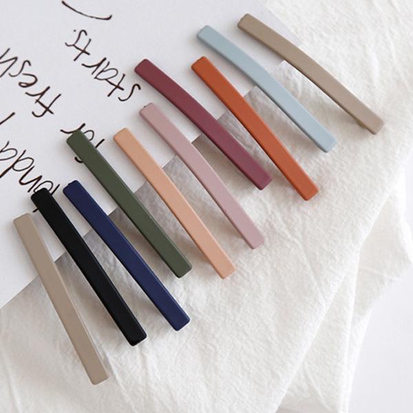 ヘアピン1本 くすみカラー ヘアアクセサリー 髪どめ : OHANAダンス