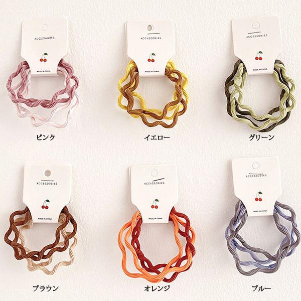 ヘアゴム4本セット ねじれヘアゴム 2色セット : OHANAダンスバレエ