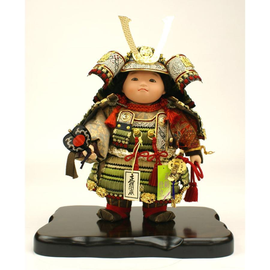 【売り切りお値下げ】 五月人形 初節句 子供大将飾り 武者人形 子供の日 端午の節句 送料無料 「健 （着 萌黄）」 おしゃれ オシャレ 【EIM2200997100】(79032円)