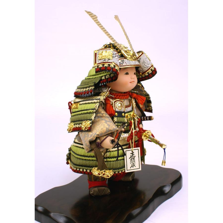 【売り切りお値下げ】 五月人形 初節句 子供大将飾り 武者人形 子供の日 端午の節句 送料無料 「健 （着 萌黄）」 おしゃれ オシャレ 【EIM2200997100】(79032円)