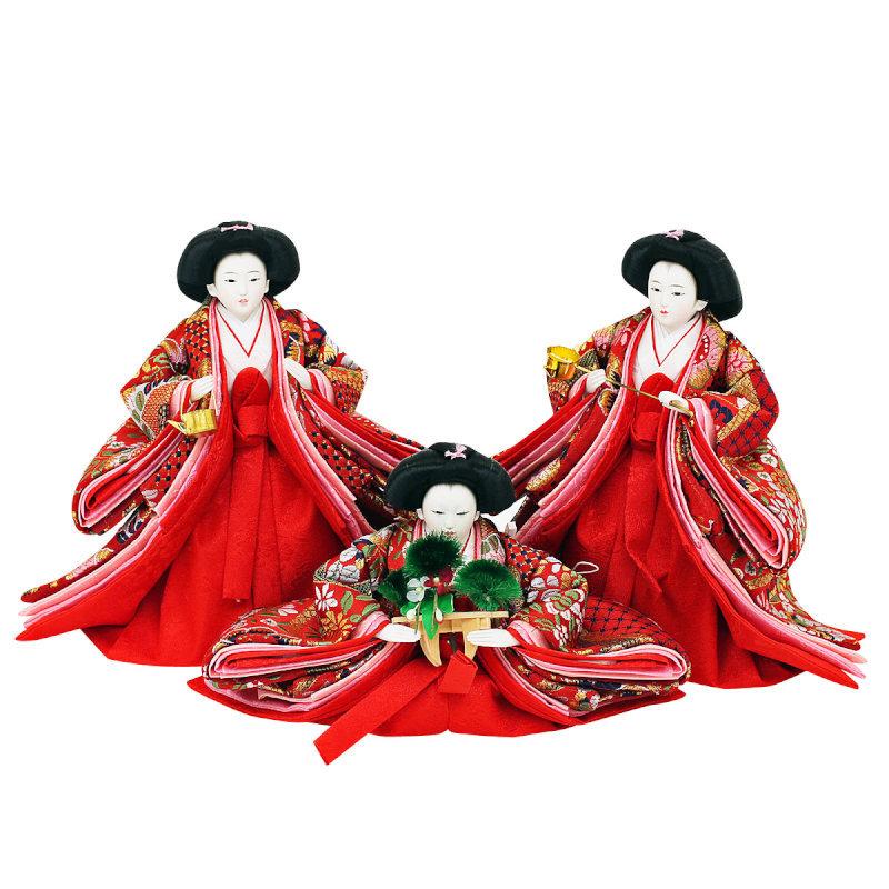 ギフト 雛人形 ひな人形 三段飾り 五人飾り 人形工房天祥 限定オリジナル 衣装着雛人形 雛 三五親王芥子官女 三人官女付 雛祭り ひな祭り 初節句 人形広場 Wantannas Go Id