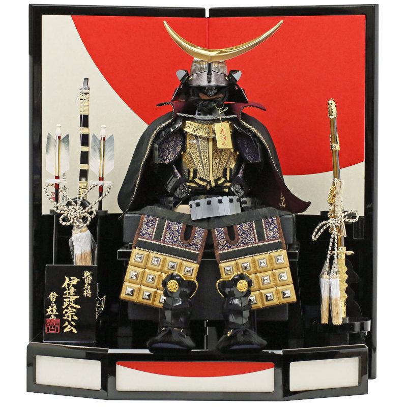 【〜6/6まで出品】 五月人形 初節句 雄山 コンパクト 鎧 鎧兜 鎧飾り 伊達政宗 子供の日 端午の節句 鎧平飾り 甲冑おしゃれ オシャレ 【2940866471】(105599円)