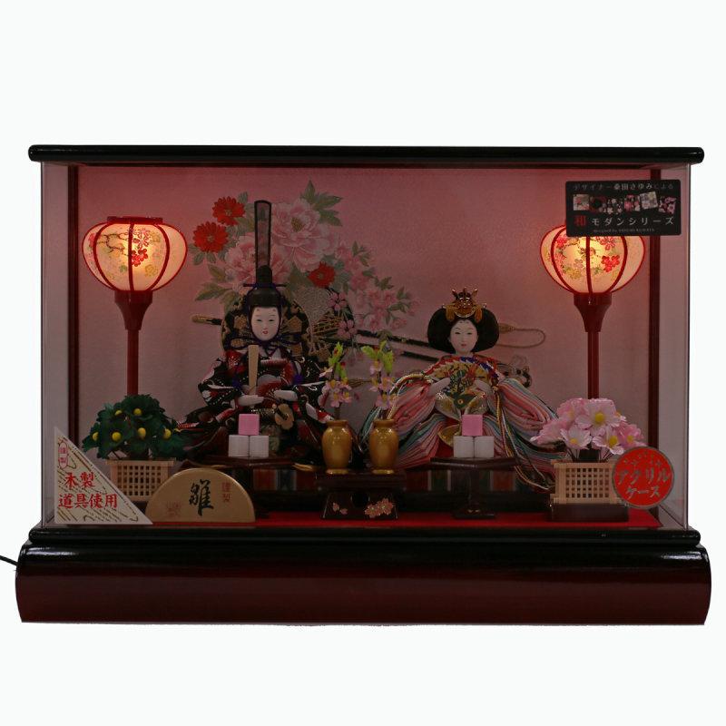 大人気 ひな人形 雛人形 2019年 名入れ木札 ケース 新作 親王飾り 十二単雛 【WS5666232145】(20346円)