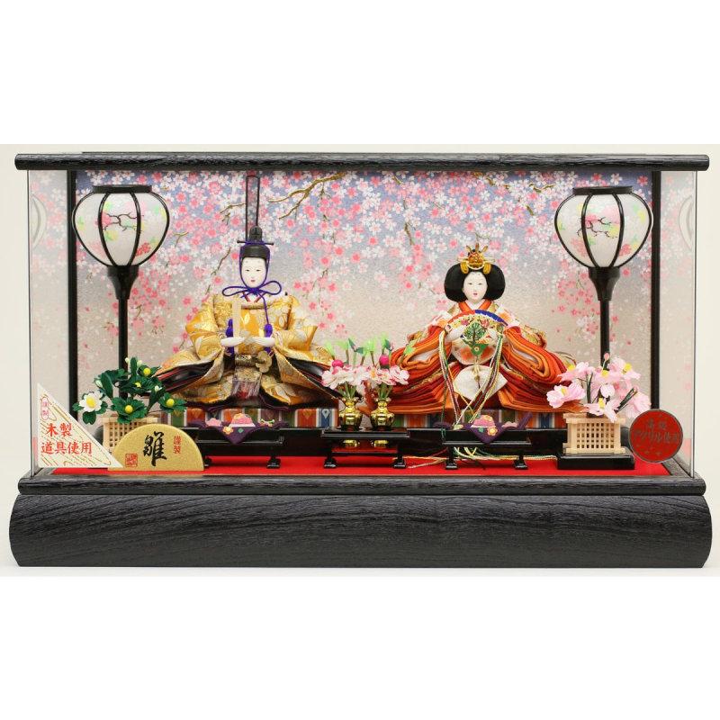 【極美品】 ひな人形 雛人形 2019年 名入れ木札 ケース 新作 親王飾り 十二単雛 【VQL7409877055】(26607円)