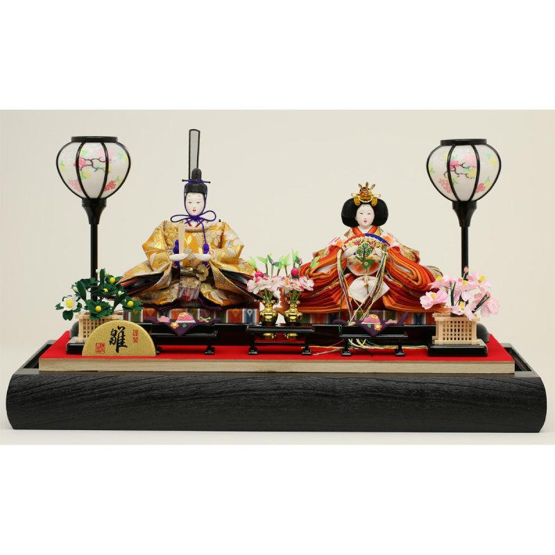 【極美品】 ひな人形 雛人形 2019年 名入れ木札 ケース 新作 親王飾り 十二単雛 【VQL7409877055】(26607円)