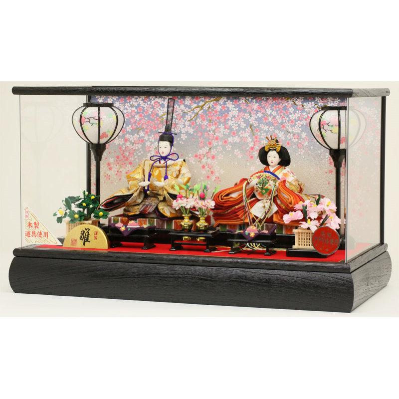 【極美品】 ひな人形 雛人形 2019年 名入れ木札 ケース 新作 親王飾り 十二単雛 【VQL7409877055】(26607円)