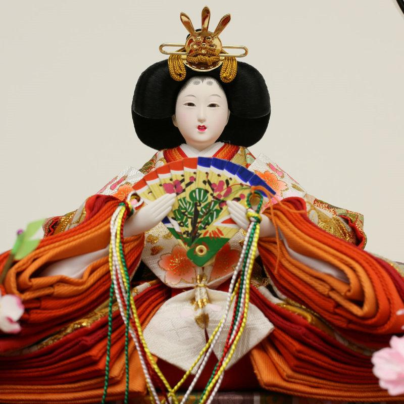 【極美品】 ひな人形 雛人形 2019年 名入れ木札 ケース 新作 親王飾り 十二単雛 【VQL7409877055】(26607円)