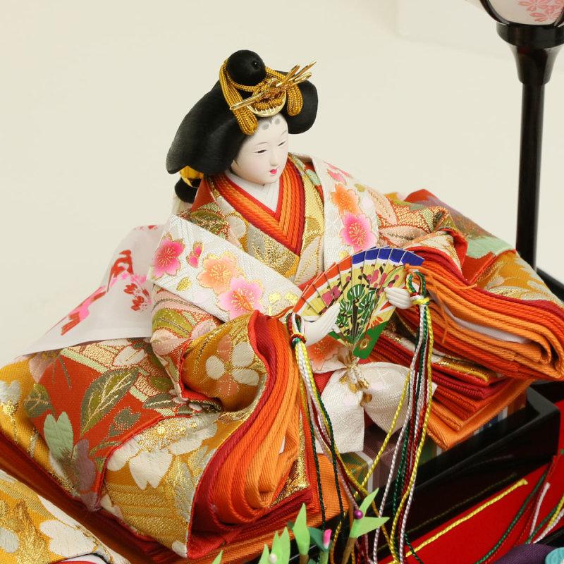 【極美品】 ひな人形 雛人形 2019年 名入れ木札 ケース 新作 親王飾り 十二単雛 【VQL7409877055】(26607円)