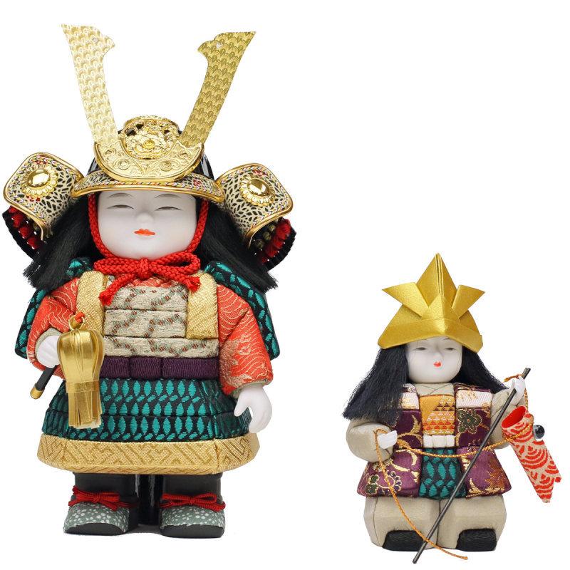 桃秀の五月人形「子供武者」 桃秀の五月人形「子供武者」