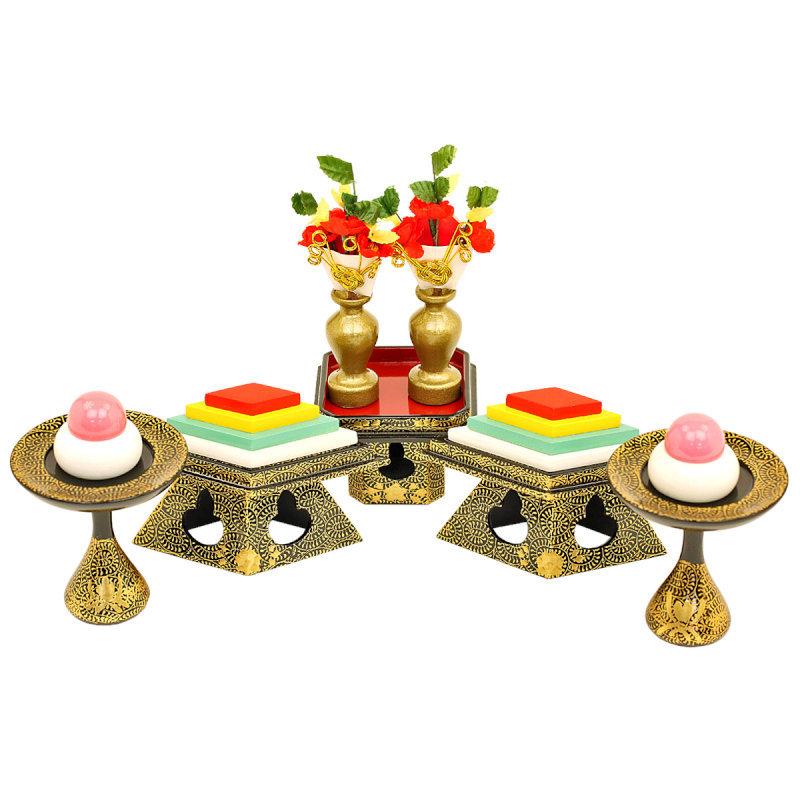 ローボード 雛人形 親王飾り 人形工房天祥オリジナル 衣装着ひな人形 束帯十二単 「新古今雛 大三五親王 京都西陣裂地：金駒刺繍」 【2250386163】(80806円)