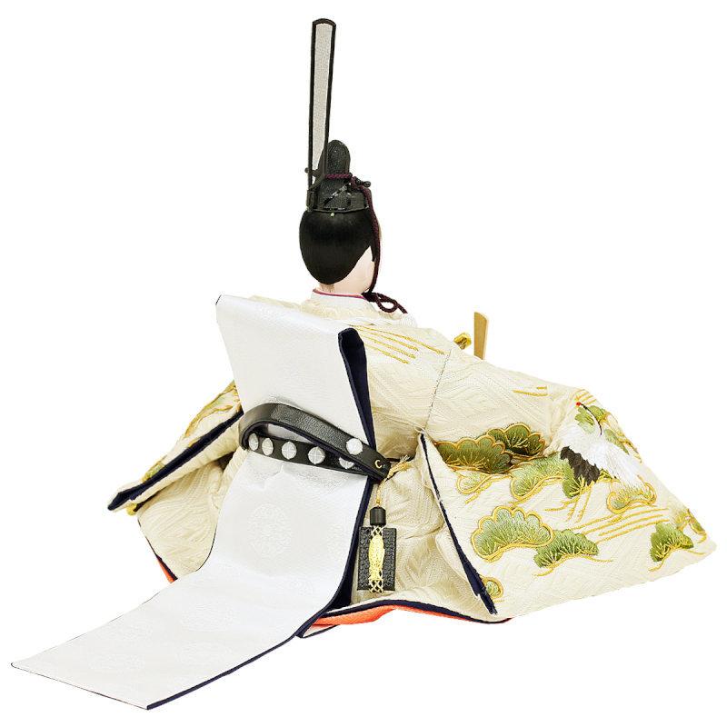 【訳あり品】 雛人形 親王飾り 人形工房天祥オリジナル 衣装着ひな人形 束帯十二単 「新古今雛 大三五親王 京都西陣裂地：金駒刺繍」 【JS2779381295】(99801円)