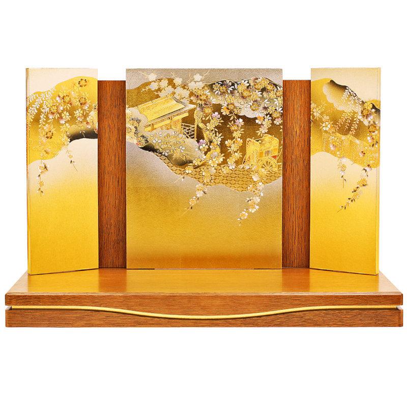 【訳あり品】 雛人形 親王飾り 人形工房天祥オリジナル 衣装着ひな人形 束帯十二単 「新古今雛 大三五親王 京都西陣裂地：金駒刺繍」 【JS2779381295】(99801円)