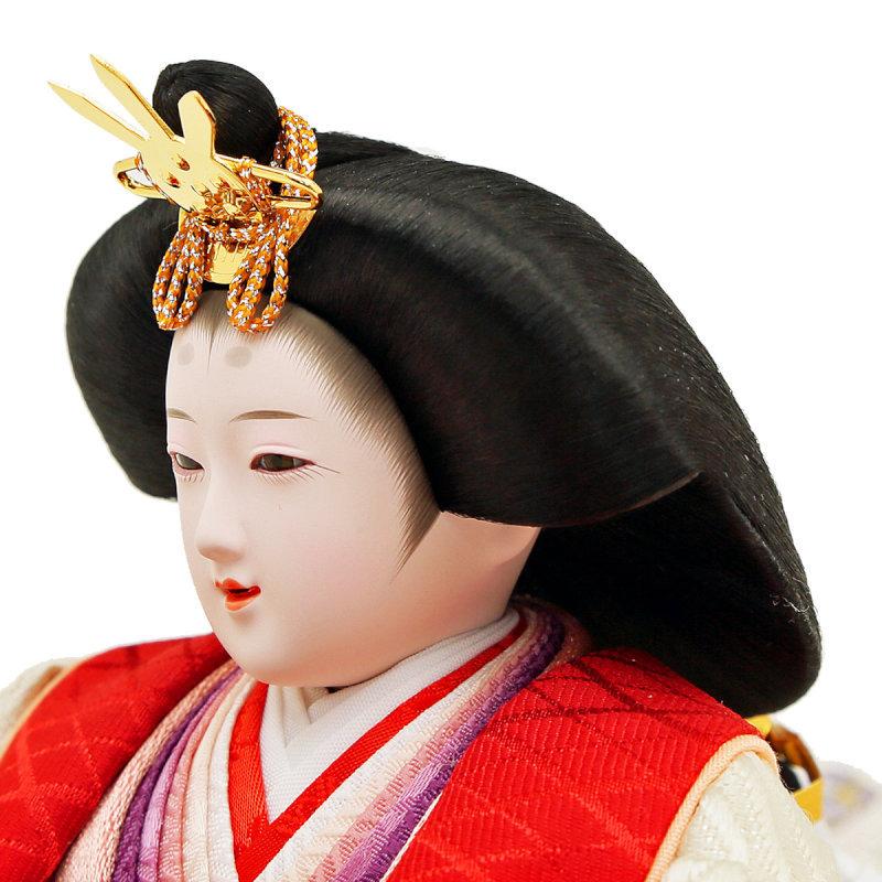 【訳あり品】 雛人形 親王飾り 人形工房天祥オリジナル 衣装着ひな人形 束帯十二単 「新古今雛 大三五親王 京都西陣裂地：金駒刺繍」 【JS2779381295】(99801円)