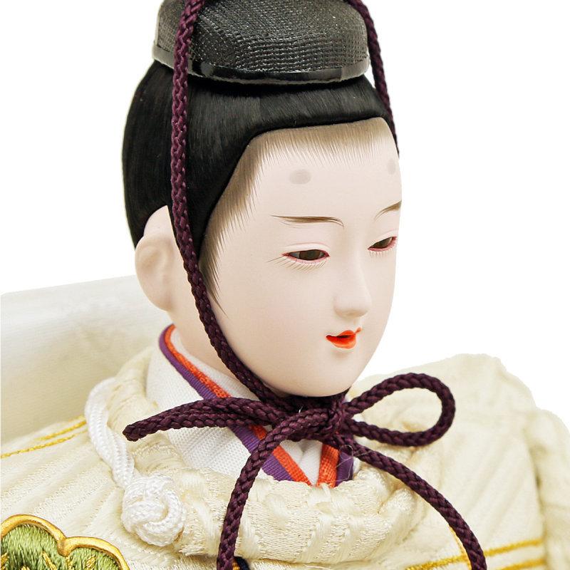 【訳あり品】 雛人形 親王飾り 人形工房天祥オリジナル 衣装着ひな人形 束帯十二単 「新古今雛 大三五親王 京都西陣裂地：金駒刺繍」 【JS2779381295】(99801円)
