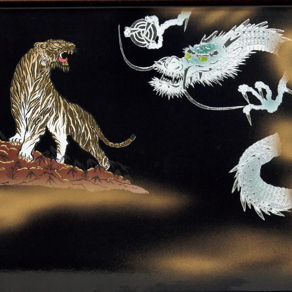 「伊達政宗公龍に虎」兜ケース飾り 