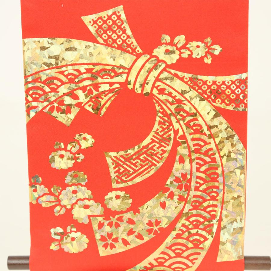 雛人形 名前旗 金箔桜 女の子 初節句 型染桃 小