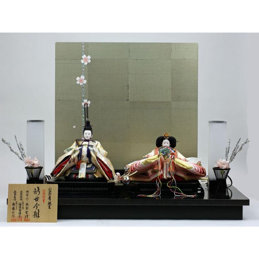 【〜6/6まで出品】 雛人形 ひな人形 親王飾り 人形工房天祥オリジナル 新古今雛 大三五親王 京都西陣帯地 唐織 桃の節句 お雛様 おひなさま 雛祭り ひな祭り 初節句 人形広場 【YWU2546468363】(91438円)