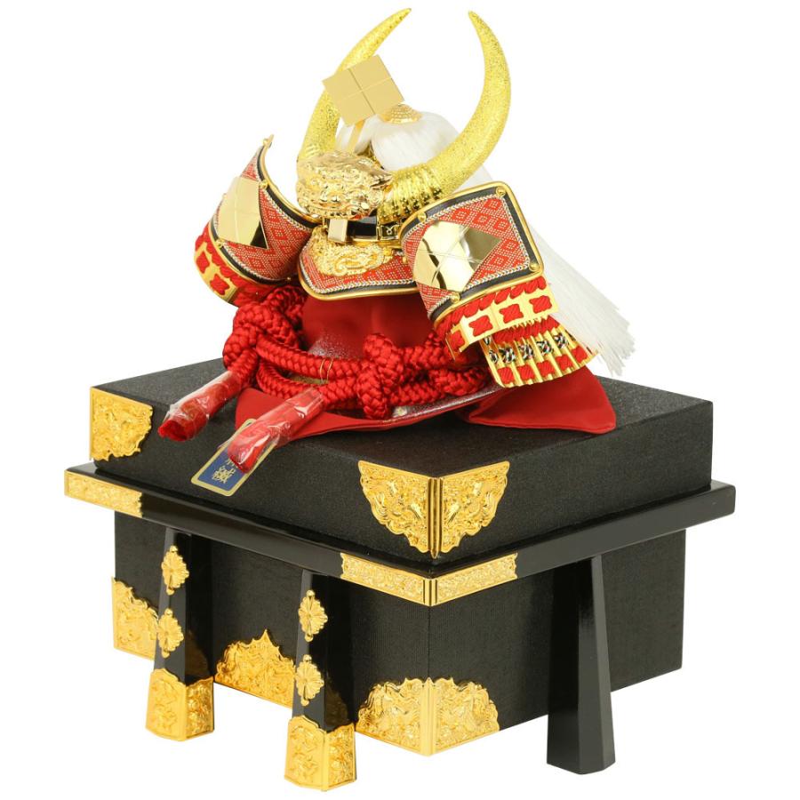 新春SALE！ 五月人形 兜飾り コンパクト 兜10号 武田信玄公之兜 10号赤印伝武田(櫃付) 赤富士屏風 初節句 お祝い 端午の節句 子供の日 【XUR1518584141】(54529円)
