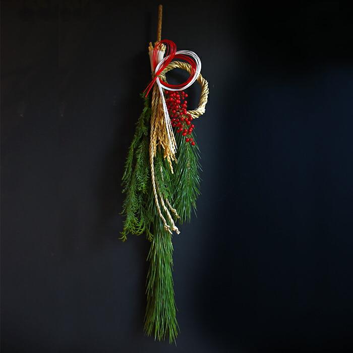 26自家栽培ドライ しめ縄 しめ飾り 松 正月 プリザ リース スワッグ 雑貨 32自家栽培ドライ しめ縄 しめ飾り 松 正月 プリザ リース