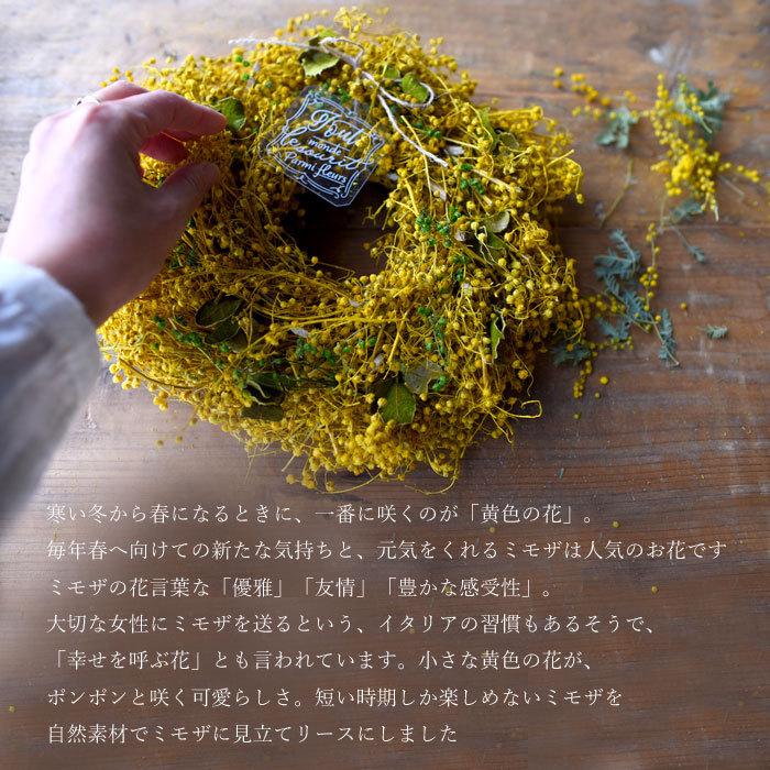 限定品 プレゼント ギフト ドライフラワー リース ミモザ 玄関 壁飾り インテリア 雑貨 好き Wantannas Go Id