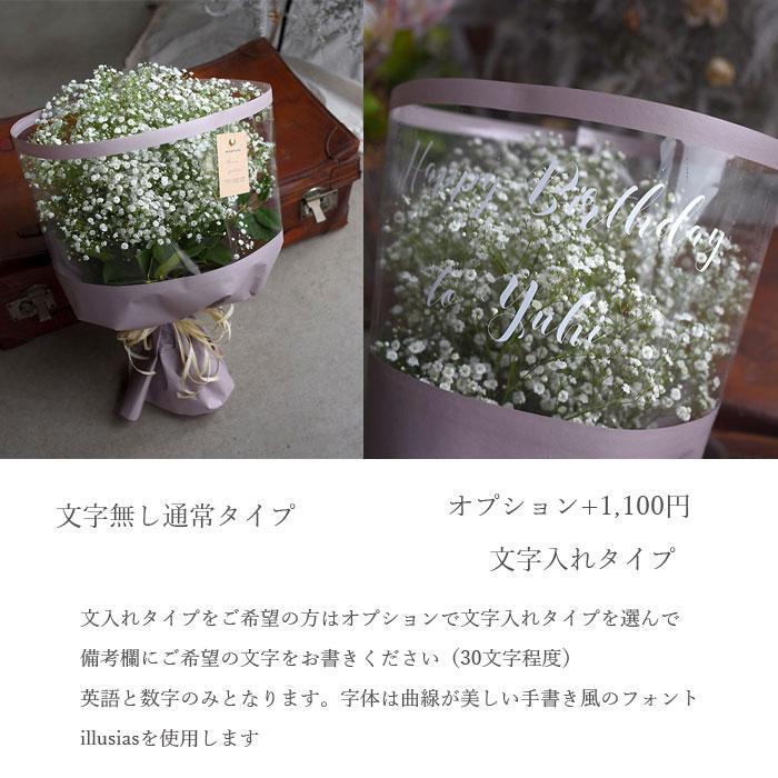 プリティ マーメイド ホワイト かすみ草 カスミソウ 花束(大きいサイズ