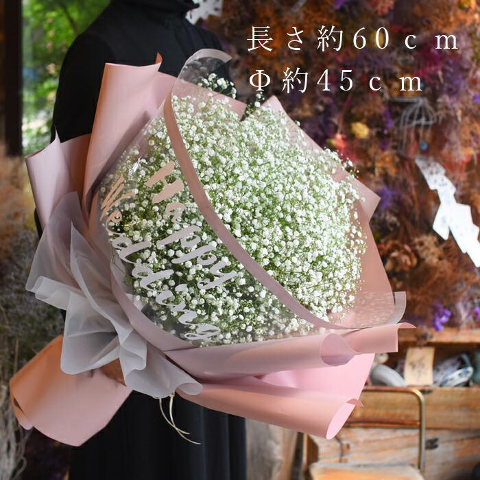 かすみ草 カスミソウ 花束(超BIGサイズ) 花 誕生日 結婚 ウエディング   プレゼント ギフト お礼  花束 生花 送料無料 フラワー  お母さん  敬老の日 サプライズの画像