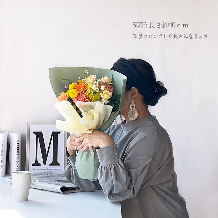 最短翌日届け 13時まで 花束 花 誕生日 母の日 プレゼント フラワー おまかせ ピュアブーケ 生花 お花 女性 バラ  卒業式 送別 退職 ブルー 青 祝い ギフト | プリティ マーメイド | 11
