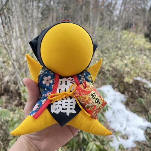 金運 開運 宝くじ お守り さるぼぼ 1個 大きい 黄色 プレゼント 女性