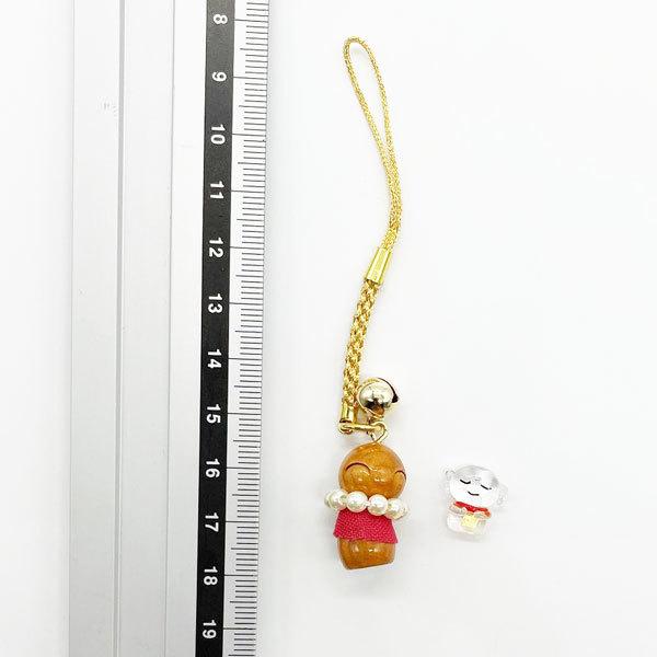 金箔入りお地蔵さん財布 と 木製お地蔵様ストラップ セットお守り