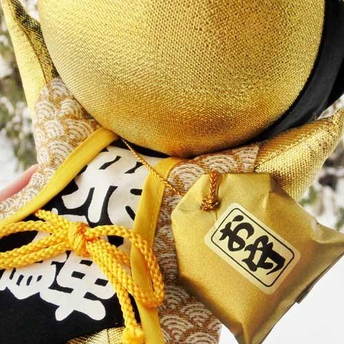 金運 さるぼぼ ゴールド 大きい 宝くじ運 勝負運 お守り 金色 最強