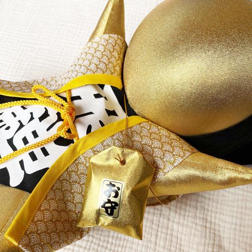 起業 金運 飛騨高山 大きい 特大 さるぼぼ お守り 金 キラキラ 黄金 呼