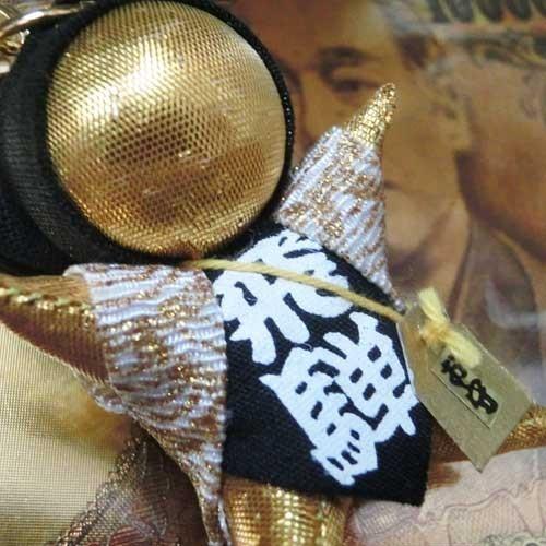 ★特選一連★金運☆仕事運アップ【85cmゴールデンオーラさざれ連】❤️ 金運 さるぼぼ 2個セット 出世運 開運 金運 お守り ゴールド サルボボ