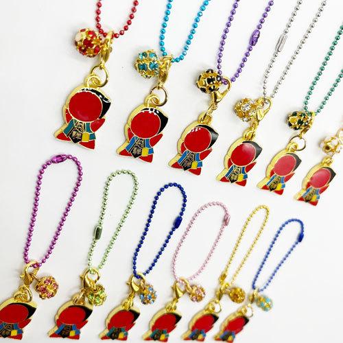 ★7種セット★ 飛騨高山　さるぼぼ　キーホルダー　ラメ入り　運気アップ 飛騨高山さるぼぼ 誕生石 さるぼぼ ラインストーン チェーン付き