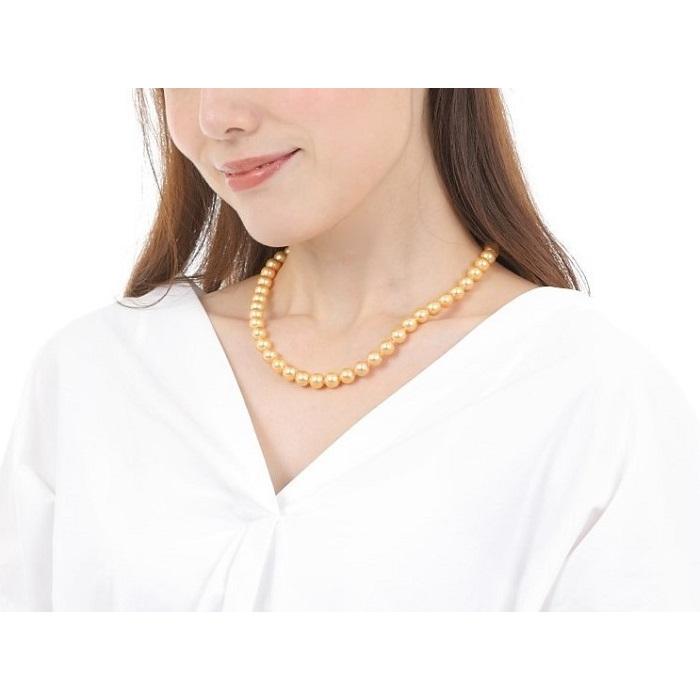 大粒アコヤ真珠ネックレス8.5-9.0mmあこや本真珠パール