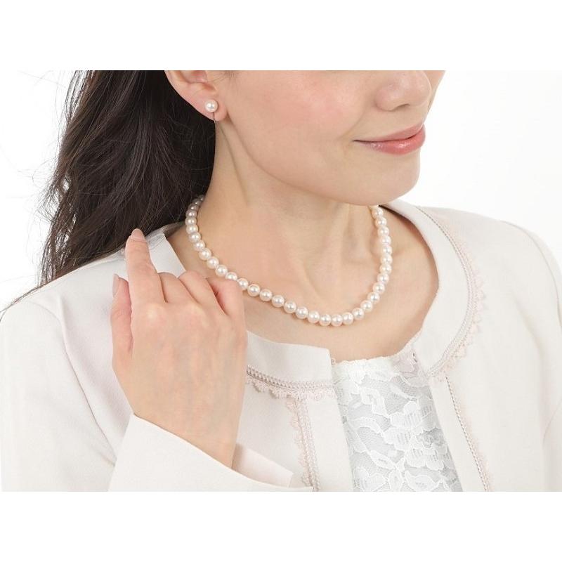 花珠級】 あこや パール ネックレス 6~6.5mm 42cm 925 本真珠
