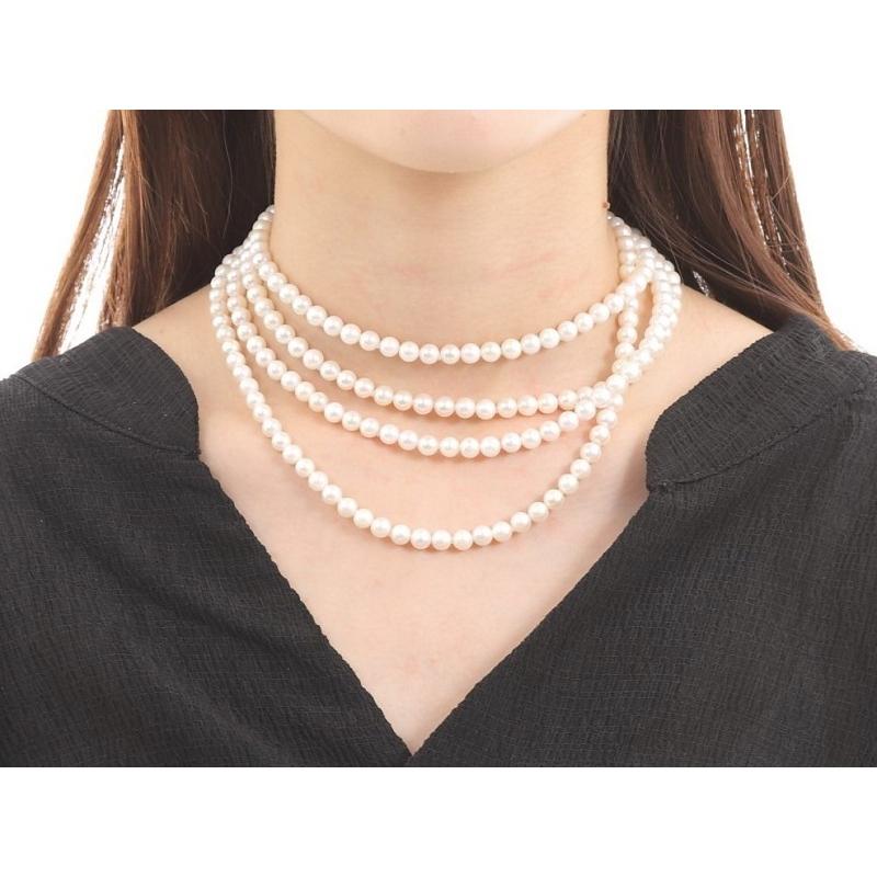 本真珠のロングネックレス 伊勢志摩 本真珠 ロングネックレス