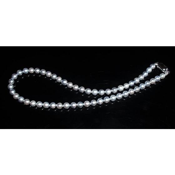 アコヤ真珠 ネックレス アコヤパール フォーマルネックレス あこや　本真珠 アコヤ本真珠ネックレス P3070n 7.0〜7.5mm<br>パールネックレス