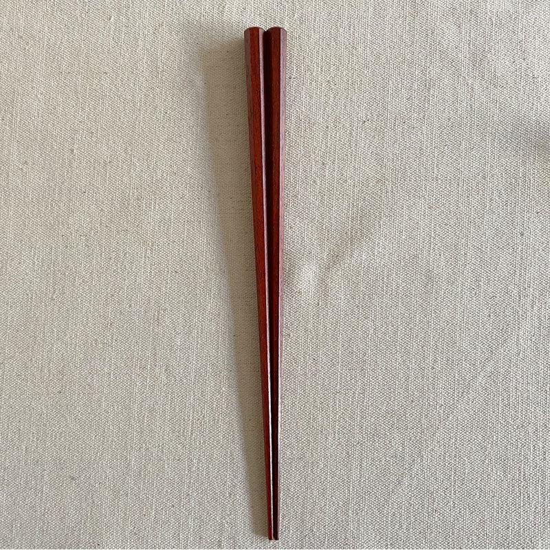箸 おしゃれ サティーネ八角先八角 (全長22.0cm　天9.5mm) お箸 高級箸 高級八角箸女性用 つかみやすい箸 贈り物用 (鉄木の八角箸プレゼント付き)　 |  | 03
